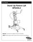 Stand Up Patient Lift RPS350-2
