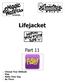 Rockford Park District. Personal Flotation Device (Lifejacket) Manual