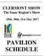 CLERMONT SHOW The Isaac Region s Show. 29th, 30th, 31st May 2017 PAVILION SCHEDULE