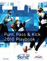 Punt, Pass & Kick 2010 Playbook