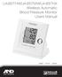 UA-851THW/UA-851TMW/UA-851THX Wireless Automatic Blood Pressure Monitor Users Manual
