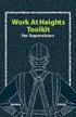 Work At Heights Toolkit. for Supervisors