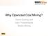 Why Opencast Coal Mining? David Gosling and Sam Thistlethwaite Banks Mining