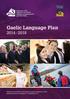 Gaelic Language Plan