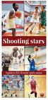 Shooting stars. A guide to winter sports season. Cover illustration by Tessa Jennings