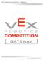 VEX Robotics Competition Gateway