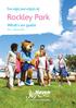 Fun days and nights at. Rockley Park. What s on guide. July September