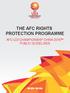 CHINA 2018 THE AFC RIGHTS PROTECTION PROGRAMME