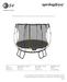 Trampoline & Enclosure Assembly Instructions