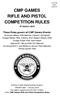 CMP GAMES RIFLE AND PISTOL COMPETITION RULES