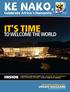 it s time TO WELCOME THE WORLD Celebrate Africa s Humanity. UPDATE MAGAZINE 2010 FIFA WORLD CUP