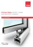 Friction Stays: for PVC, timber and aluminium windows HIGH PERFORMANCE