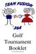 Golf Tournament Booklet