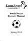 Youth Soccer Parents Manual
