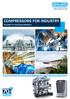 COMPRESSORS FOR INDUSTRY TAILORED TO YOUR REQUIREMENTS