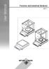 User Manual. Precision and Analytical Balances ME-T