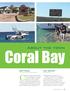 Best Weather March, April, May Coral Bay is around 1200km from Perth or. November, December, March, April, May
