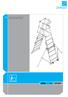 Instructions for assembly and use ZAP telescopic platform ladder Z600