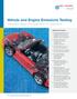 Vehicle and Engine Emissions Testing