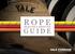 ROPE SELECTION & INSPECTION GUIDE