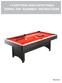 7 FOOT POOL TABLE WITH TABLE TENNIS TOP ASSEMBLY INSTRUCTIONS
