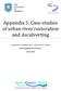 Appendix 5. Case studies of urban river restoration and deculverting