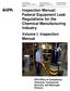 Inspection Manual: Federal Equipment Leak Regulations for the Chemical Manufacturing Industry Volume I: Inspection Manual