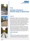 Synthesis of Practices of Geometric Design for Special Roads