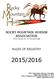 ROCKY MOUNTAIN HORSE ASSOCIATION One Horse for All Occasions RULES OF REGISTRY 2015/2016
