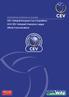 CEV Volleyball European Cup Competitions 2018 CEV Volleyball Champions League Official Communications