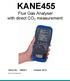 KANE455. Flue Gas Analyser with direct CO 2 measurement. Stock No: October Kane International Ltd