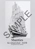 Shanties SAMPLE. for mixed choir - SATB. arranged by Per Ivar Søbstad. Table of content