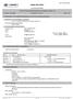 Safety Data Sheet. according to 2001/58/EC. LCK 311 Chlorid/Chloride/Chlorure, Sample cuvette, 1/2