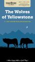 The Wolves of Yellowstone