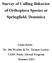 Survey of Calling Behavior of Orthoptera Species at Springfield, Dominica