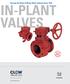 IN-PLANT VALVES. Serving the Water & Waste Water Industry Since Clow Valve is a division of McWane, Inc.