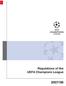 Regulations of the UEFA Champions League 2007/08