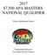 2017 $7,500 APA MASTERS NATIONAL QUALIFIER