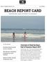 BEACH REPORT CARD. Overview of Heal the Bay's End of Summer Report Essential water quality information for beachgoers