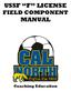 USSF F LICENSE FIELD COMPONENT MANUAL