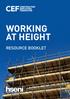 WORKING AT HEIGHT RESOURCE BOOKLET. Working at Height 1