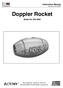 Instruction Manual Manual No A. Doppler Rocket. Model No. WA-9826
