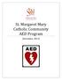 St. Margaret Mary Catholic Community AED Program. (December, 2012)