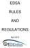 EDSA RULES AND REGULATIONS