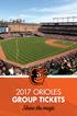 2017 ORIOLES GROUP TICKETS. Share the magic