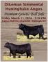 Dikeman Simmental Huninghake Angus. Premium Genetic Bull Sale Friday, March 11, :30 P.M. Kansas Bull Development - Wamego, KS