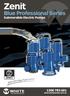 Zenit. Blue Professional Series. Submersible Electric Pumps.