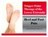 Trigger Point Therapy of the Lower Extremity. Heel and Foot Pain. Thomas Bertoncino, PhD, ATC