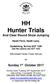 HH Hunter Trials. And Clear Round Show Jumping. Heath Farm, Heath Lane, Godalming, Surrey GU7 1UN (Sat Nav please use GU7 1XA)