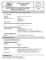 SAFETY DATA SHEET Revised edition no : 0 SDS/MSDS Date : 22 / 2 / 2012